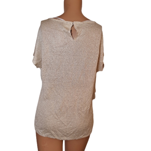 Vero moda knitted satin shirt size M - Picture 2 of 7